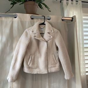 NWT OLD NAVY SHERPA MOTO JACKET